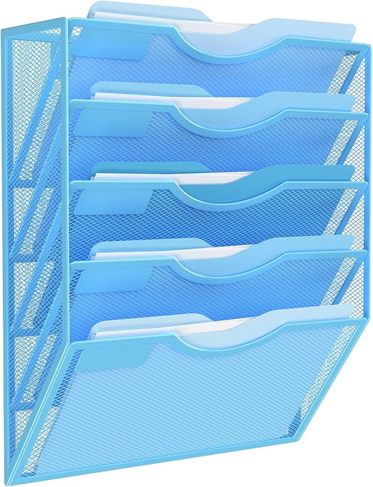 Kuntine.B Wall File Organizer Office Hanging Magazine Holder Wall File Organizer by KuntineB