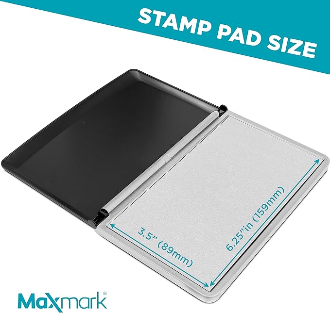 MaxMark Large Premium Dry No Ink Stamp Pad - Image 3