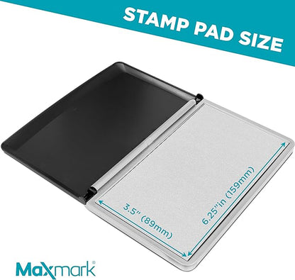 MaxMark Large Premium Dry No Ink Stamp Pad - Image 3