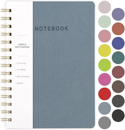 Spiral Notebook-5.75" x 8.125" College Ruled Journal by Oneirom