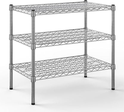 Regal Altair 18" Deep x 30" Wide x 27" Height Wire Shelving Kit | 3-Tier | NSF by Regal+Altair