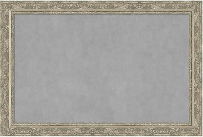 Amanti Art Silver Framed Magnetic Board 24x36 Large Vision Board by AmantiArt