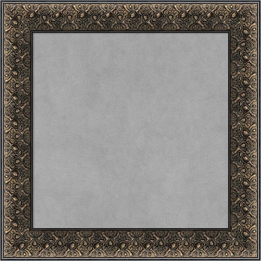 Amanti Art Black Framed Magnetic Board 21x21 Small Vision Board by AmantiArt