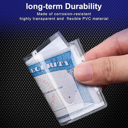 10 Pack Social Security Card Protector Medicare New Credit Card Holder - Image 4