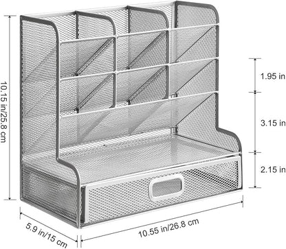 Marbrasse Larger Mesh Desk Organizer - Image 7