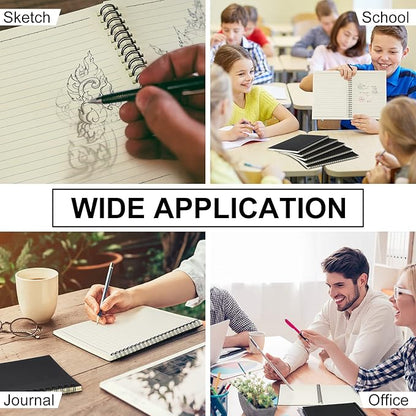 Yahenda 54 Pcs Spiral Notebook Bulk A5 Journal Lined 8.3'' x 5.5'' Writing - Image 5