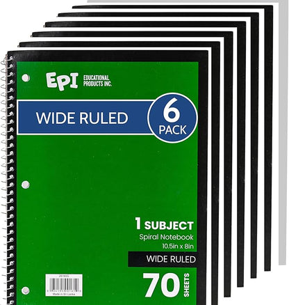EPI Spiral Notebook | Wide by EPI