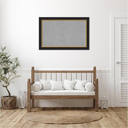 Amanti Art Black Framed Magnetic Board 30x46 Large Vision Board - Image 5