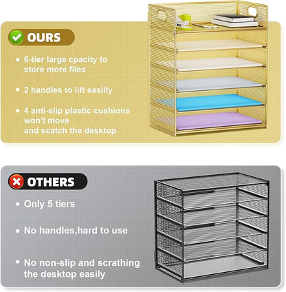Marbrasse 2 Pack Desk Organizer - Image 2