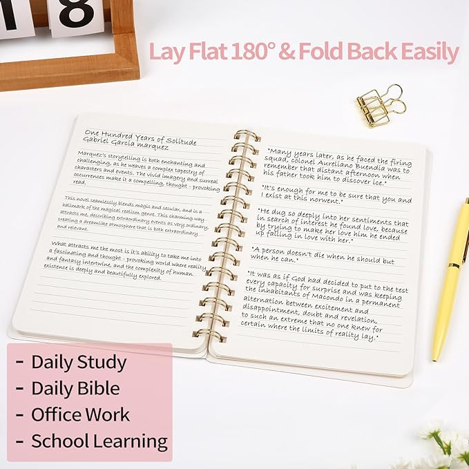 Spiral Notebook-5.75" x 8.125" College Ruled Journal - Image 8