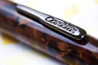 Conklin All American Fountain Pen in Brownstone – Stub Nib, Rich Brown Finish & - Image 8