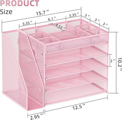 Marbrasse 5-Tier Desk Organizer - Image 2