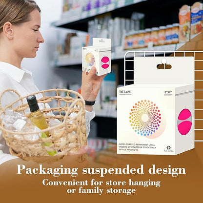 2 Inch Color Coding Round Labels - Image 4