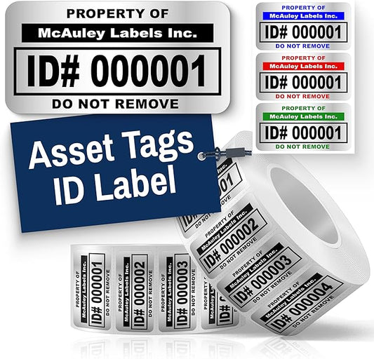 McAuley Labels Custom Asset Tags by McAuleyLabels