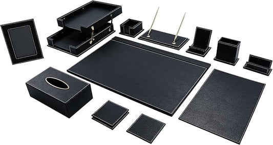 RitPin Desk Set, 11-Piece All-in-One – Executive Desk Accessories & Office by RitPin