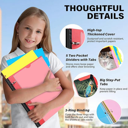WOT I Telescoping Project Organizer 2-Pack, Refillable Binder - Image 3