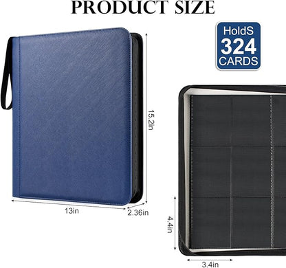 GEAoffice Top Loader Binder Holds 324 Cards, Side Loading 9 Pocket Card Binder - Image 4