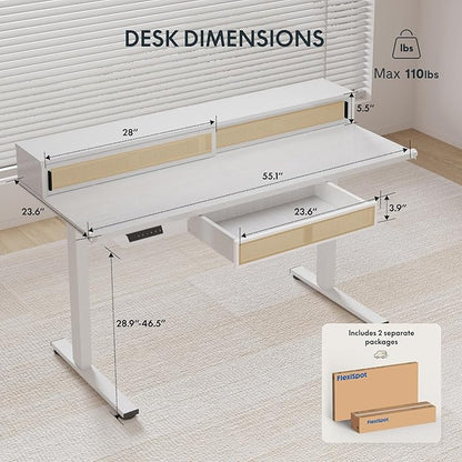 FLEXISPOT Q4 One-Piece Standing Desk - Image 3