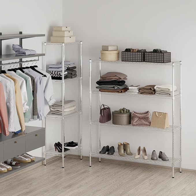 Regal Altair 14" Deep x 54" Wide x 64" Height Wire Shelving Kit | 4-Tier | NSF - Image 7
