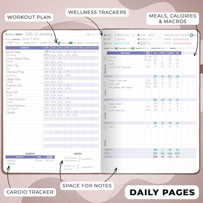 Clever Fox Fitness & Food Journal PRO – Daily Workout & Meal Planner - Image 3