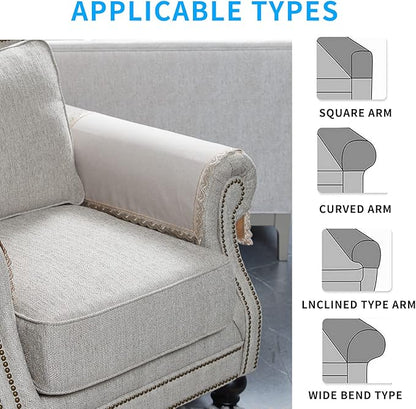 MINJIATEX Couch arm Covers, for Living Room Recliner Chair, Protectors for - Image 6