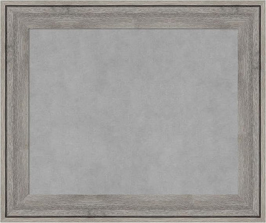 Amanti Art Grey Framed Magnetic Board 21x25 Small Vision Board by AmantiArt