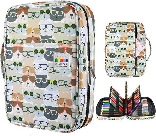 YOUSHARES Colored Pencil Case 220 Slots Pen Case Organizer by YOUSHARES