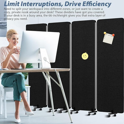 Acoustic Room Divider Privacy Panel - Image 5