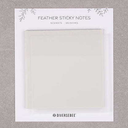 DiverseBee 50 Sheets Pastel Transparent Sticky Notes, 3x3” Clear Sticky Tabs - Image 8