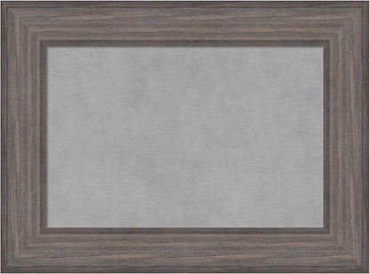 Amanti Art Grey Framed Magnetic Board 17x23 Small Vision Board by AmantiArt