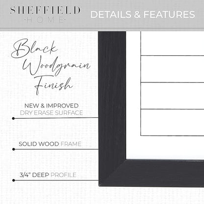 Sheffield Home Set of Two Family Planner Dry Erase Boards Featuring, Chore Chart - Image 5