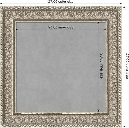 Amanti Art Silver Framed Magnetic Board 27x27 Medium Vision Board - Image 2