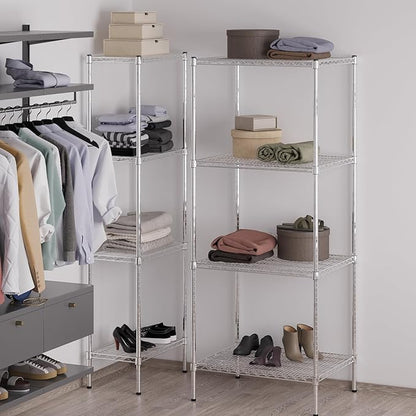 Regal Altair 24" Deep x 30" Wide x 74" Height Wire Shelving Kit | 4-Tier | NSF - Image 2