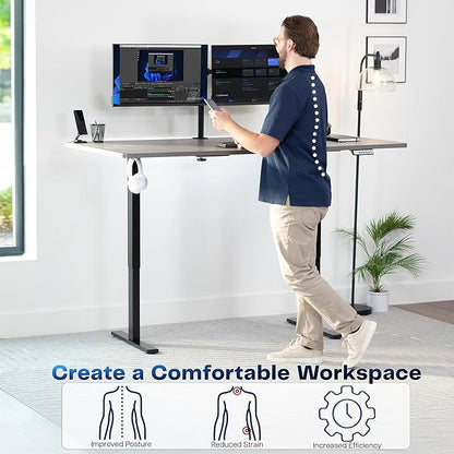 VIVO Electric 71 x 36 in Standing Desk, Memory Height Adjustment, 1B Series - Image 4
