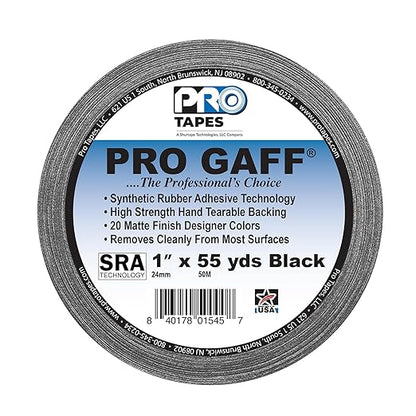1" Width ProTapes Pro Gaff Premium Matte Cloth Gaffer's Tape - Image 2