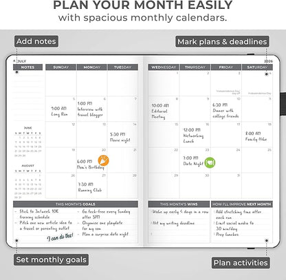 Clever Fox Dated Planner 2026-2027 – Weekly Life Planner Notebook - Image 7