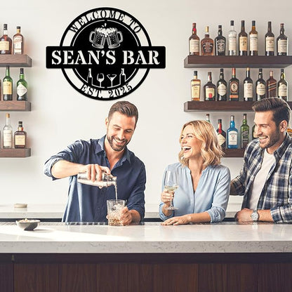 Custom Bar Sign Personalized Name Bar Wall Decor - Image 2