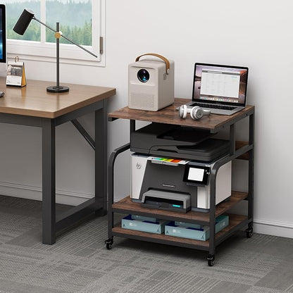 Fannova 23.6" Deep Extra Large Printer Stand, 3 Tier Printer Table - Image 6