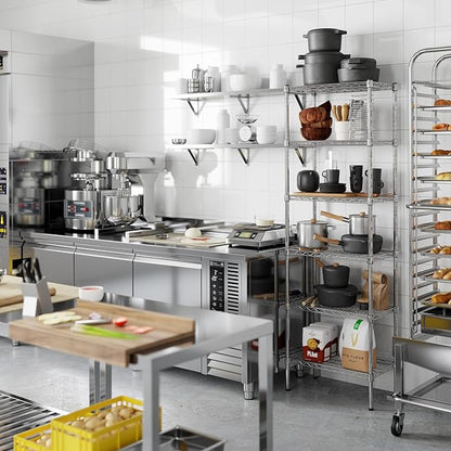Regal Altair 14" Deep x 24" Wide x 74" Height Wire Shelving Kit | 6-Tier | NSF - Image 5