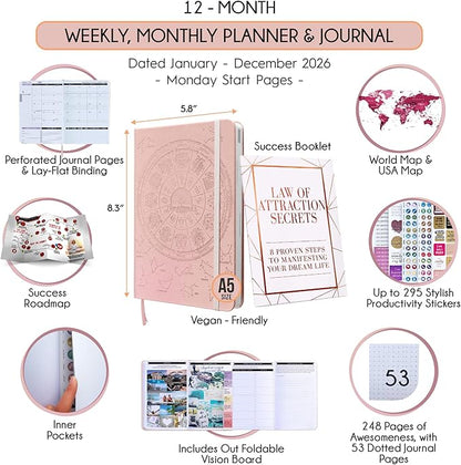 Law of Attraction Planner 2026 Deluxe - Image 2