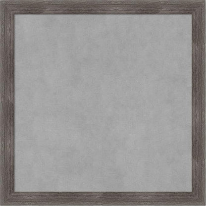Amanti Art Grey Framed Magnetic Board 23x23 Medium Vision Board by AmantiArt