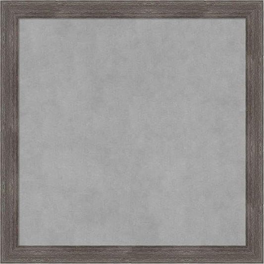 Amanti Art Grey Framed Magnetic Board 23x23 Medium Vision Board by AmantiArt