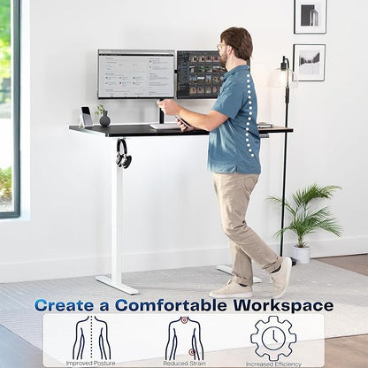 VIVO Electric 60 x 30 in Standing Desk, Memory Height Adjustment, 1B Series - Image 4