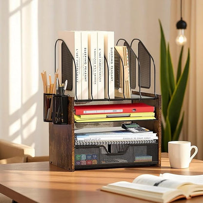 Boershun Wood Desk Organizer - Image 5