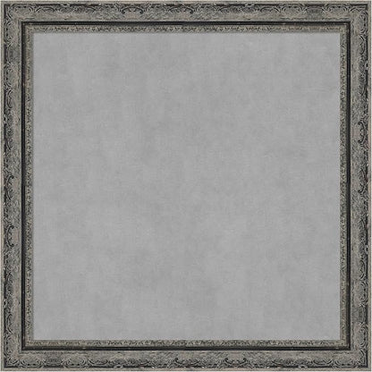 Amanti Art Black Framed Magnetic Board 28x28 Medium Vision Board by AmantiArt