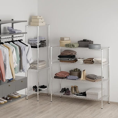 Regal Altair 21" Deep x 54" Wide x 54" Height Wire Shelving Kit | 4-Tier | NSF - Image 7