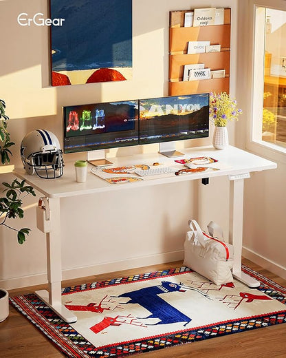 ErGear Height Adjustable Electric Standing Desk, 55 x 28 Inches Sit Stand up - Image 2