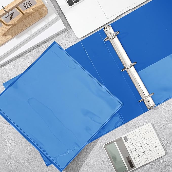 Henoyso 12 Pcs 3 Ring 1 Inch Binders Fits 8.5 x 11 Inch Letter Size Paper - Image 8