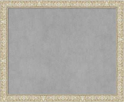 Amanti Art Silver Framed Magnetic Board 18x22 Small Vision Board by AmantiArt