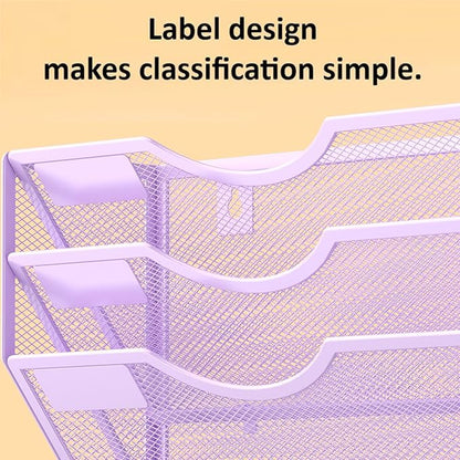 Kuntine.B Wall File Organizer Office Hanging Magazine Holder Wall File Organizer - Image 5